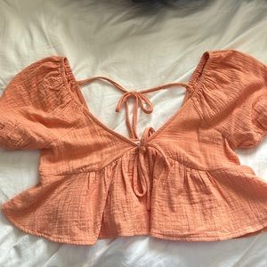 francesca’s mi ami orange top